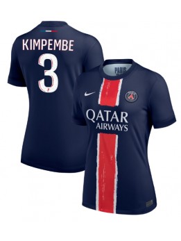 Billige Paris Saint-Germain Presnel Kimpembe #3 Hjemmedrakt Dame 2024-25 Kortermet